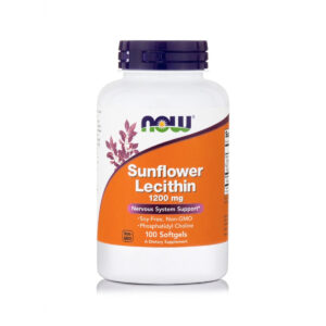 Now Foods Λεκιθίνη Ηλίανθου (Sunflower Lecithin) 1200mg συμπλήρωμα