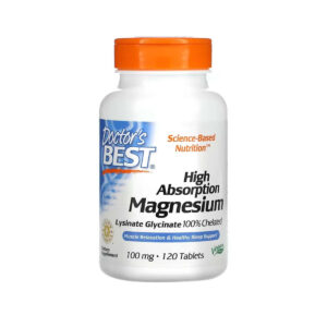 Doctor's Best Μαγνήσιο Υψηλής Απορρόφησης Lysinate Glycinate 100mg