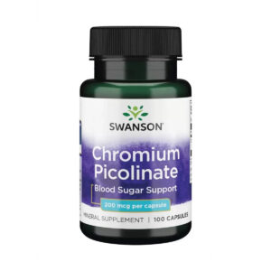 Swanson Chromium Picolinate Πικολινικό Χρώμιο 200mcg συμπλήρωμα