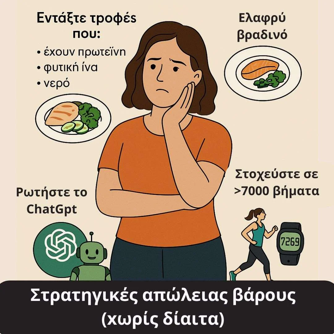 6 Στρατηγικές απώλειας βάρους (χωρίς δίαιτα)