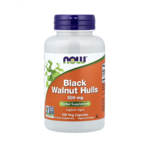 NOW Foods Black Walnut Φλοιοί Μαύρης Καρυδιάς 500mg συμπλήρωμα