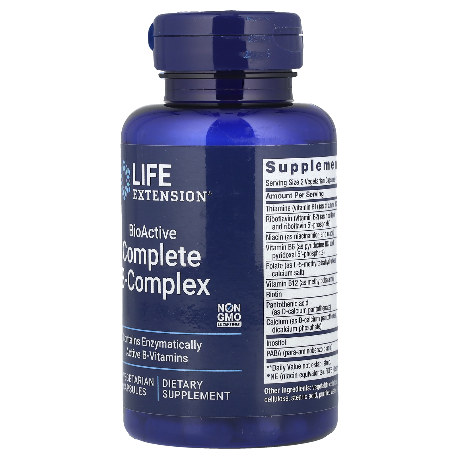Life Extension B-Complex - ετικέτα μπουκαλιού